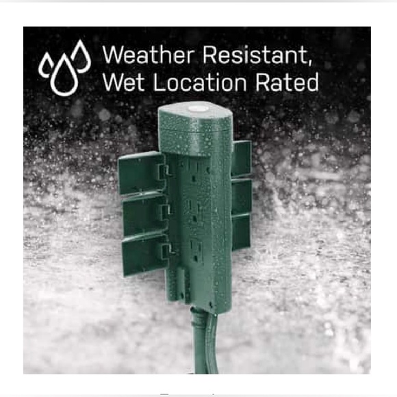 NIB Feit Electric Smart Wi-Fi Outdoor 6 Outlet Yard Stake Green - Picture 3 of 9